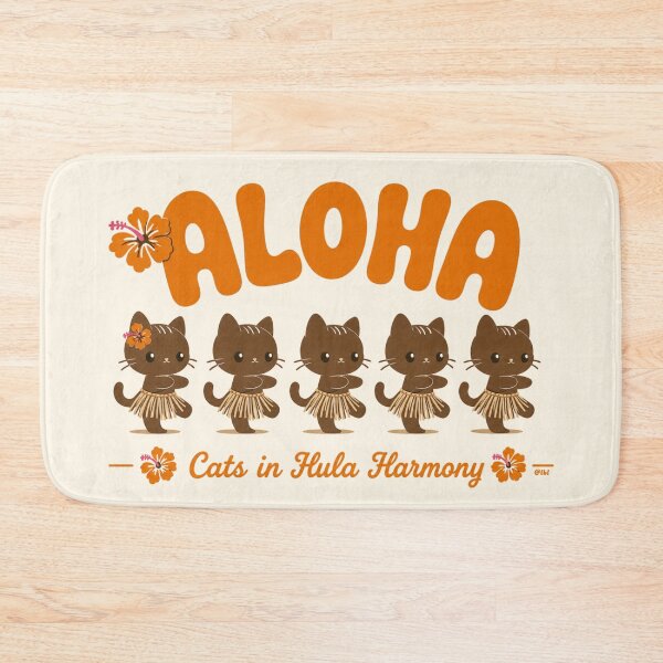 Item preview, Hula Cat Harmony designed and sold by lbl-shop.