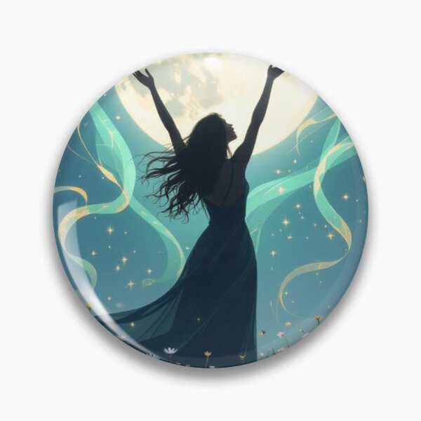 Item preview, Lunar Celebration - Woman under the Full Moon designed and sold by NeyhineAngelionShop.