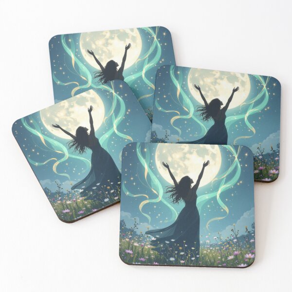 Item preview, Lunar Celebration - Woman under the Full Moon designed and sold by NeyhineAngelionShop.