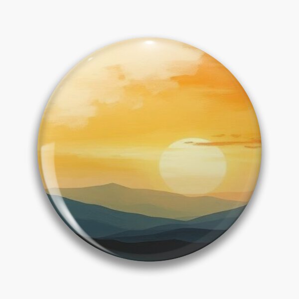 Item preview, Minimalist Landscape Nature Sunset Art  designed and sold by AllAroundArtist.