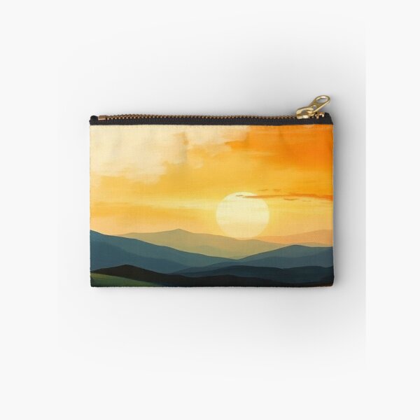 Item preview, Minimalist Landscape Nature Sunset Art  designed and sold by AllAroundArtist.