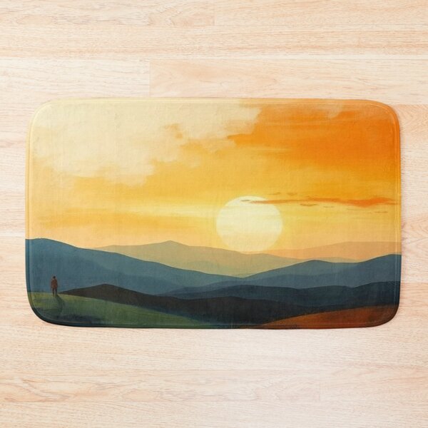 Item preview, Minimalist Landscape Nature Sunset Art  designed and sold by AllAroundArtist.