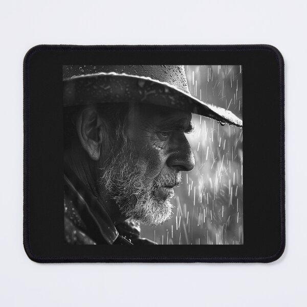 Item preview, Weathered Cowboy in the Pouring Rain designed and sold by inkoutninja.
