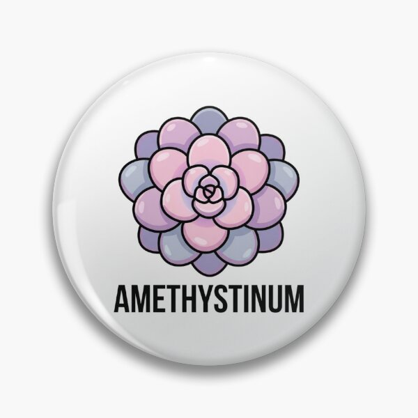 Item preview, Minimalist Amethystinum Succulent Geometric Vector Art designed and sold by GreenDivisionJP.