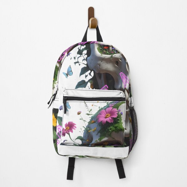 Item preview, Floral Skull Garden — Bloom Anyway designed and sold by Drofted.