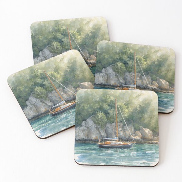 Item preview, Sailboat Travel Art designed and sold by SeaStarAlex.