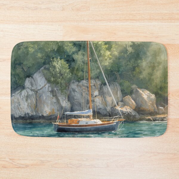 Item preview, Sailboat Travel Art designed and sold by SeaStarAlex.