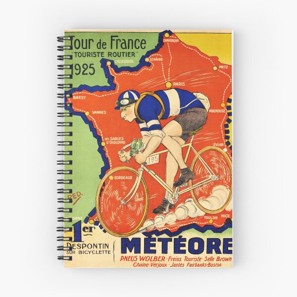 Item preview, Vintage 1925 Tour de France Poster | Cycling Art Print |  Routier History | Météore Bicycle & Racing Decor designed and sold by artofuniverse.