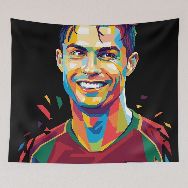Item preview, CR7 WPAP Potrait Style designed and sold by mazyoy.