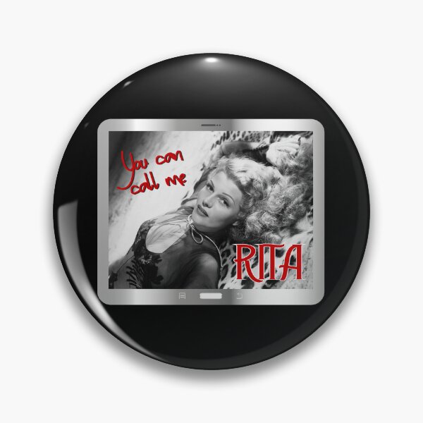 Item preview, You Can Call Me Rita (on Black) designed and sold by PawsitiveMum3.