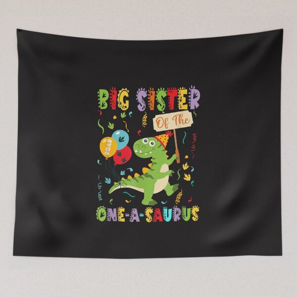 Item preview, Big Sister of the One-A-Saurus Dinosaur 1st Birthday Family Matching designed and sold by kiralynstration.