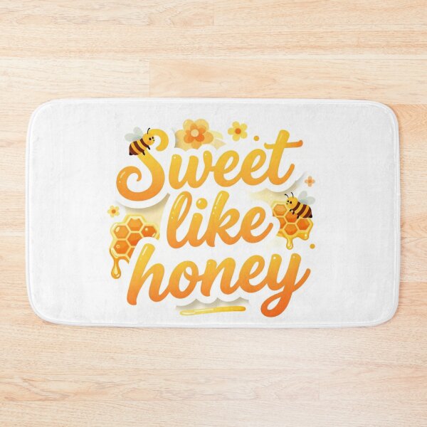 Item preview, Sweet Like Honey - Cute Bee and Honeycomb Graphic Illustration designed and sold by DoodleIntricate.