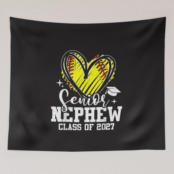 Item preview, Senior Nephew Class of 2027 Softball Heart Graduation Proud Family designed and sold by kiralynstration.