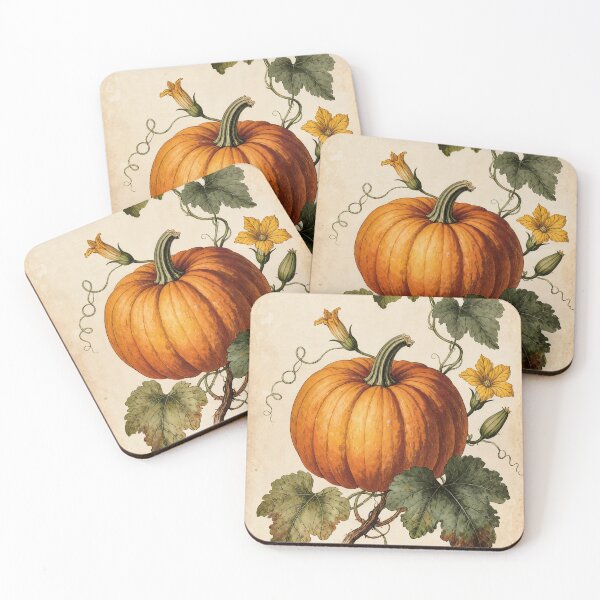 Item preview, Vintage Pumpkin Botanical Illustration - Antique Autumn Harvest Art designed and sold by Darlin8888.