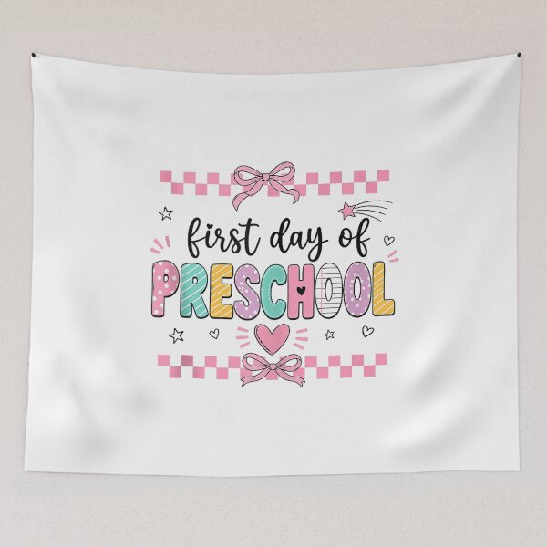 Item preview, First Day of Preschool Coquette Bow Cute Back to School Teacher Design designed and sold by kiralynstration.