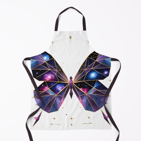 Item preview, Cosmic Geometric Butterfly — Galaxy Wings Art designed and sold by Drofted.