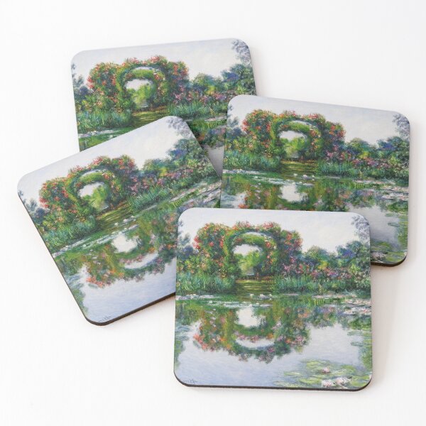 Item preview, Claude Monet Flowering Arches Giverny Garden Art Print designed and sold by TheSoulOfArt.