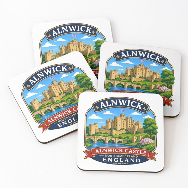 Item preview, Alnwick, Northumberland, England - Alnwick Castle designed and sold by Myra365Art.