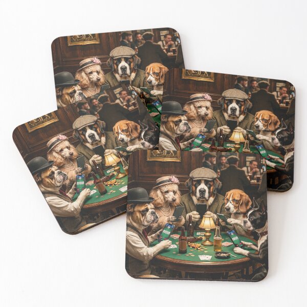 Item preview, Dogs Playing Poker designed and sold by OlympicsMerch.