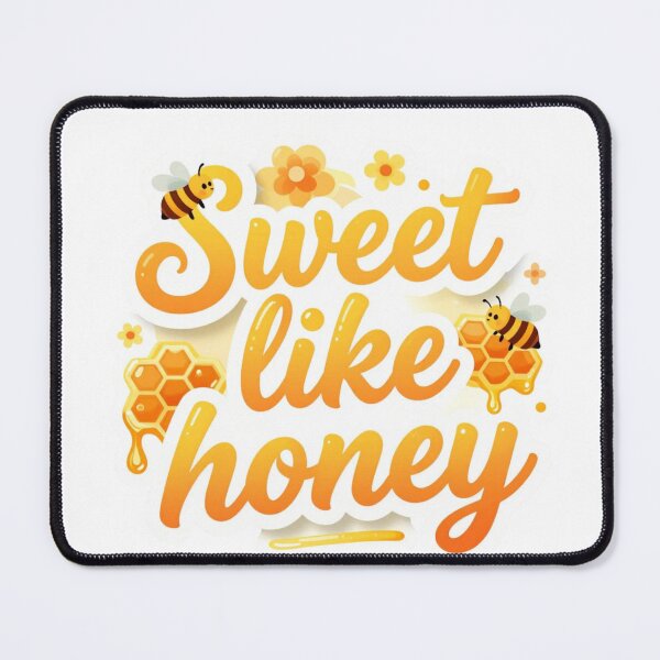 Item preview, Sweet Like Honey - Cute Bee and Honeycomb Graphic Illustration designed and sold by DoodleIntricate.