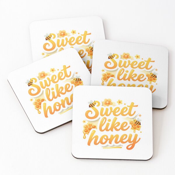 Item preview, Sweet Like Honey - Cute Bee and Honeycomb Graphic Illustration designed and sold by DoodleIntricate.