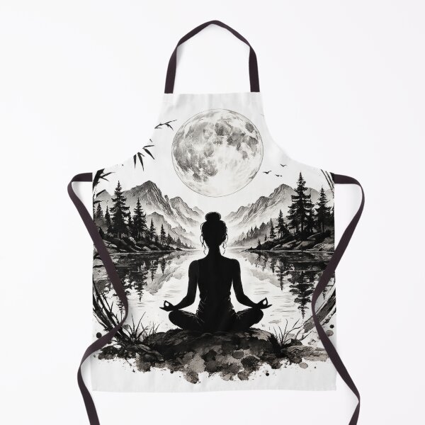 Item preview, Moonlit Zen Meditation designed and sold by kharatsuchita.