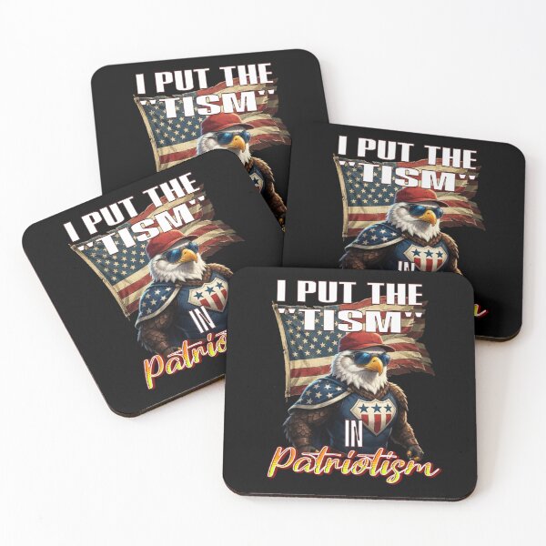 Item preview, I Put The Tism in Patriotism Athletic Eagle designed and sold by TheEndDesign.
