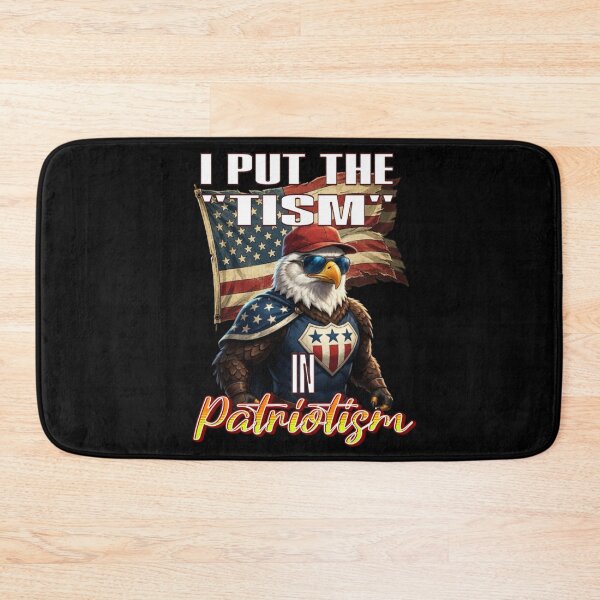 Item preview, I Put The Tism in Patriotism Athletic Eagle designed and sold by TheEndDesign.
