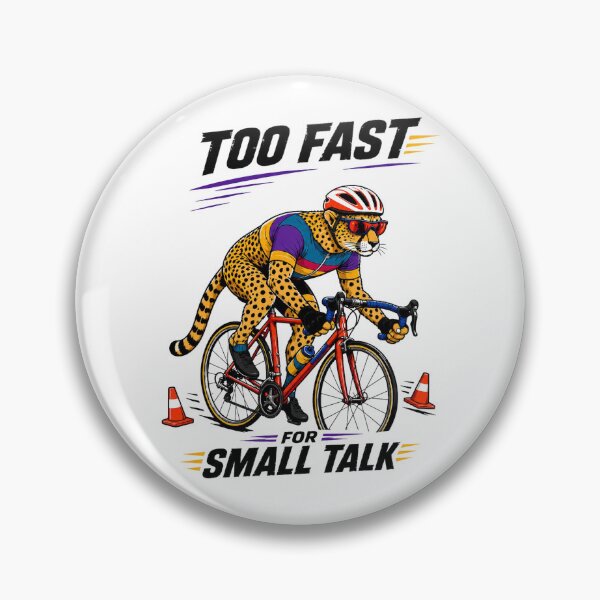 Item preview, Funny Cheetah Cyclist Road Bike Humor designed and sold by Gentlestate.
