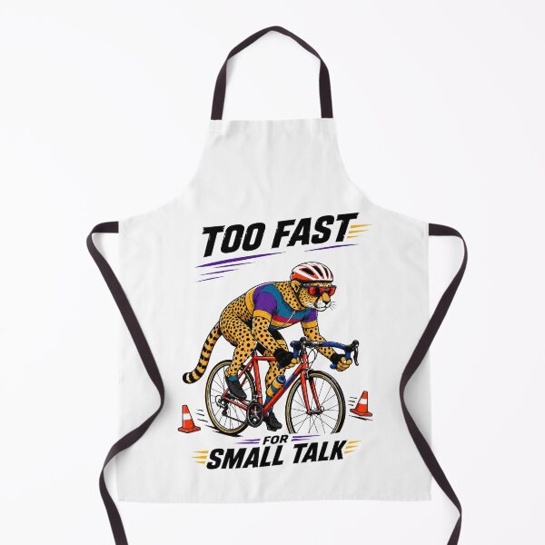 Item preview, Funny Cheetah Cyclist Road Bike Humor designed and sold by Gentlestate.