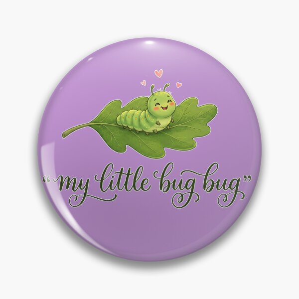 Item preview, My Little Bug Bug Cute Caterpillar on Leaf Gift for Kids designed and sold by Chrono Design Workx.