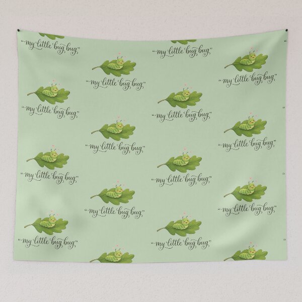 Item preview, My Little Bug Bug Cute Caterpillar on Leaf Gift for Kids designed and sold by Chrono Design Workx.