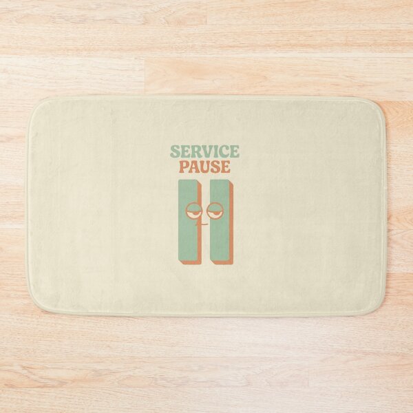 Item preview, Funny Vintage Service Pause Minimalist Pop Art designed and sold by DuckOddity.