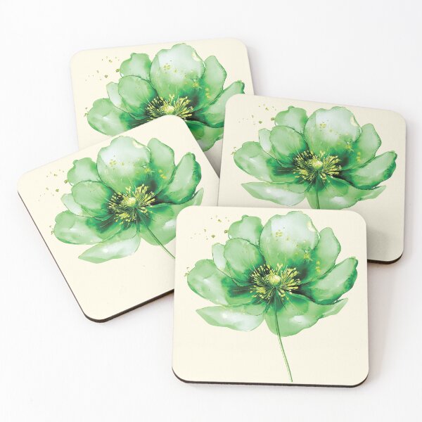 Artikelvorschau, Grüne Blume entworfen und verkauft von CharlottePlaceArt.