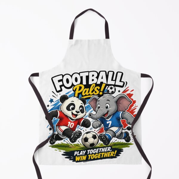 Item preview, Football Pals – Cute Panda & Elephant Soccer designed and sold by MR4me.