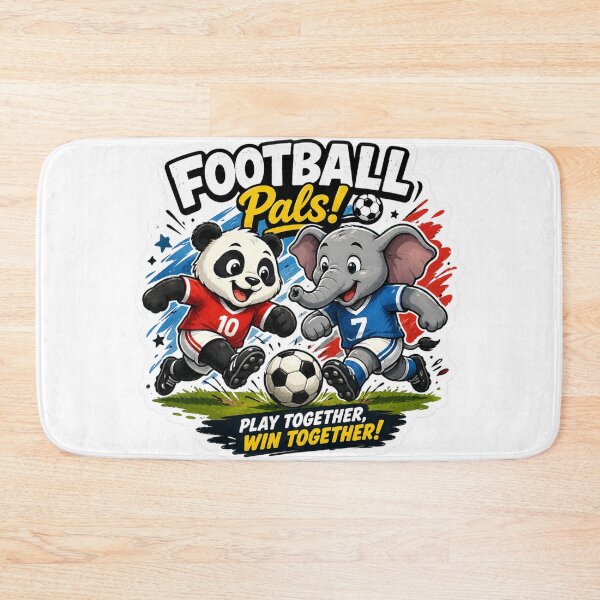 Item preview, Football Pals – Cute Panda & Elephant Soccer designed and sold by MR4me.