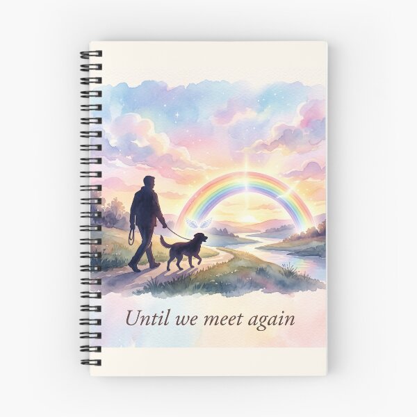 Item preview, Until We Meet Again Shirt | Rainbow Bridge Pet Memorial Dog Loss Graphic Tee designed and sold by DmaarGroup.