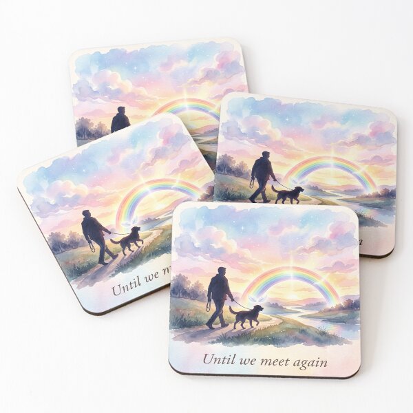 Item preview, Until We Meet Again Shirt | Rainbow Bridge Pet Memorial Dog Loss Graphic Tee designed and sold by DmaarGroup.