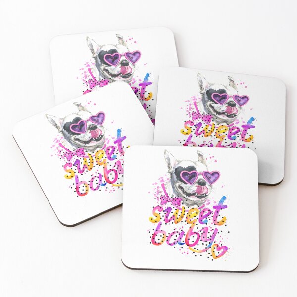 Item preview, Sweet baby dog watercolor designed and sold by mackartist.
