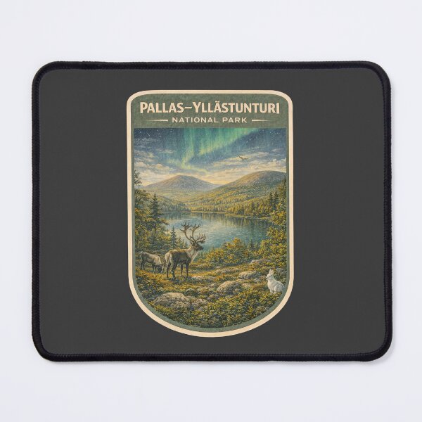 Item preview, Vintage Finland National Park Travel Print: Pallas–Yllästunturi  designed and sold by PinUpPizzazz.