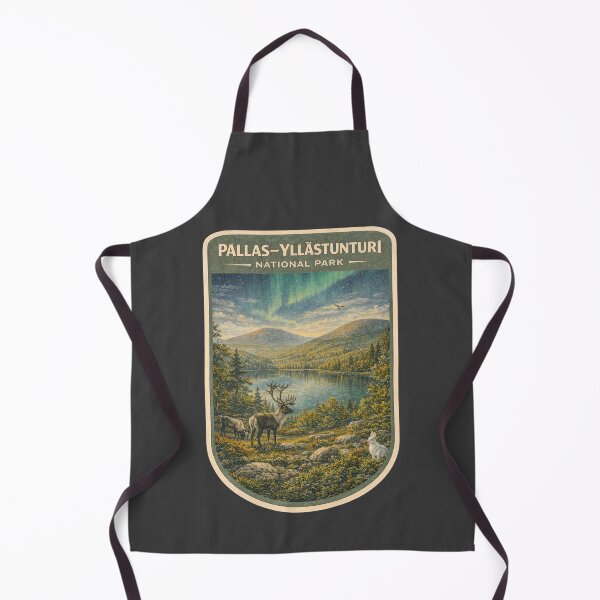 Item preview, Vintage Finland National Park Travel Print: Pallas–Yllästunturi  designed and sold by PinUpPizzazz.