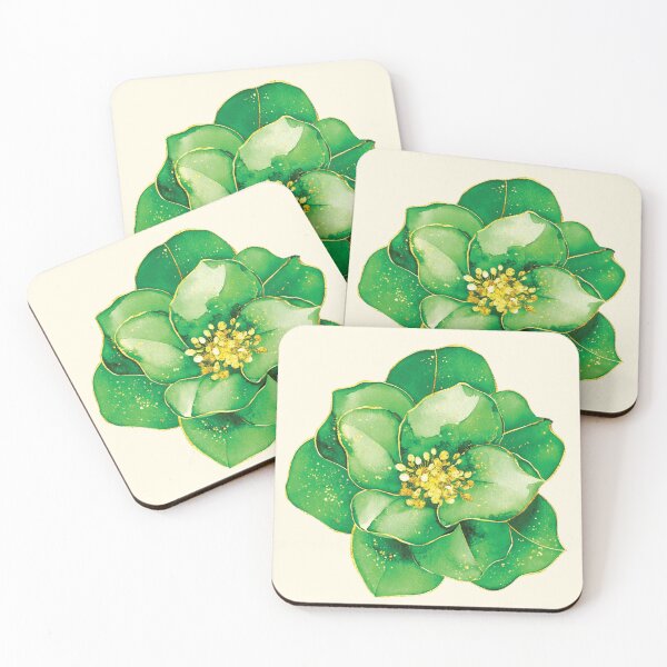 Artikelvorschau, Grüne Blume entworfen und verkauft von CharlottePlaceArt.