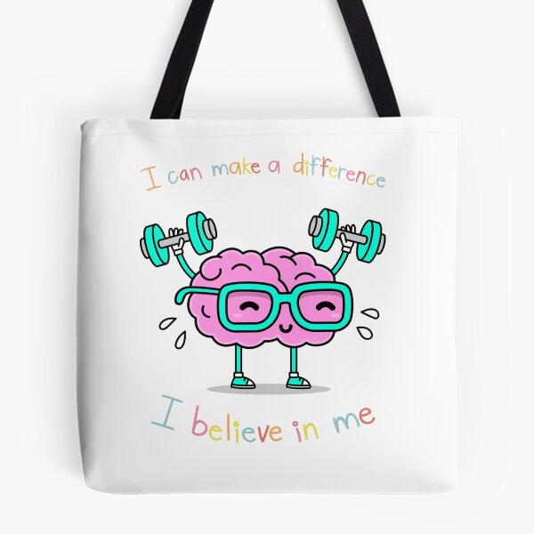 Item preview, Believe in Yourself Cute Brain Motivation designed and sold by Emianartstudio.