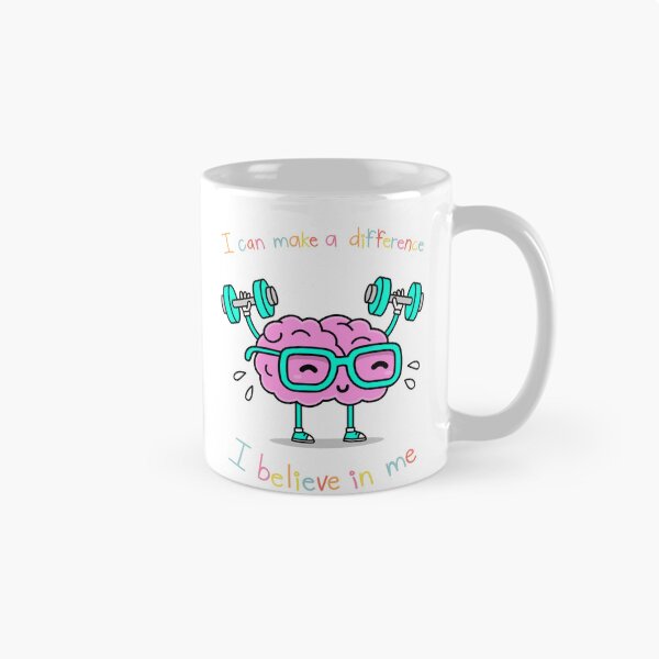 Item preview, Believe in Yourself Cute Brain Motivation designed and sold by Emianartstudio.