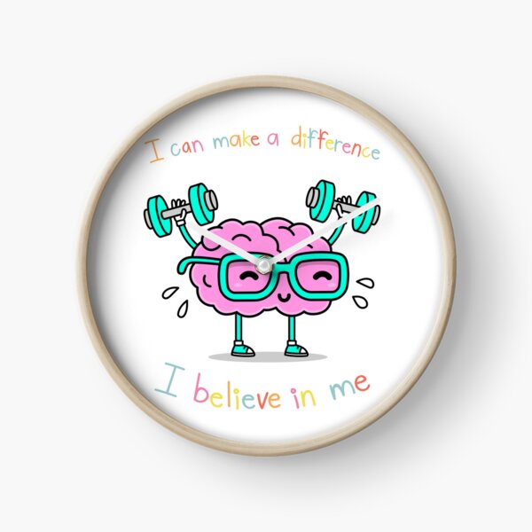 Item preview, Believe in Yourself Cute Brain Motivation designed and sold by Emianartstudio.