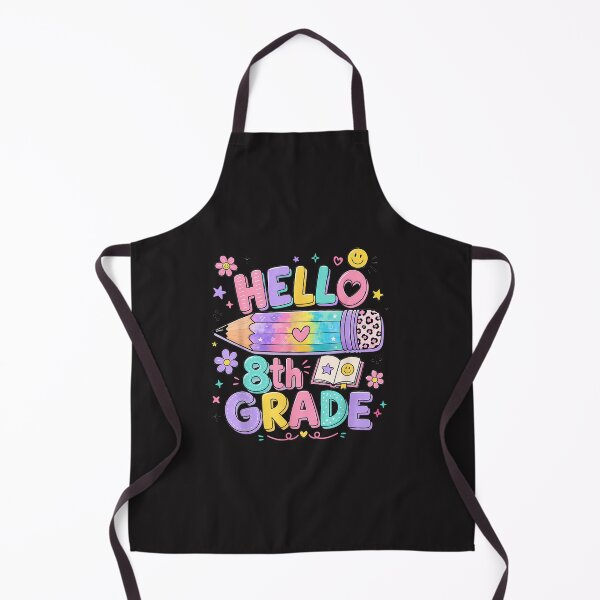 Item preview, Hello 8th Grade Tie Dye Pencil Cute Back to School Teacher Student Design designed and sold by kiralynstration.