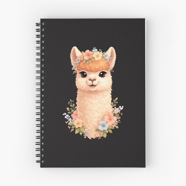 Item preview, Cute Floral Llama Alpaca Animal Lover Flower Crown Llamas Owner Gift designed and sold by kiralynstration.