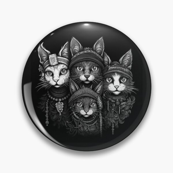 Item preview, Ornate Fantasy Cats in Royal Warrior Armor designed and sold by inkoutninja.