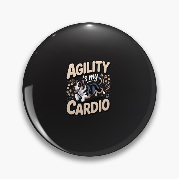 Item preview, Agility Is My Cardio Border Collie Dog Agility Herding Dog Lover Gift designed and sold by kiralynstration.