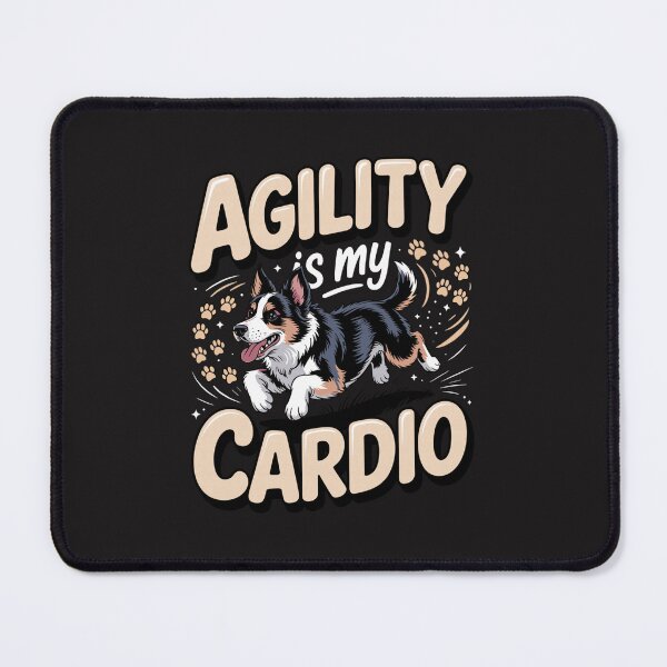 Item preview, Agility Is My Cardio Border Collie Dog Agility Herding Dog Lover Gift designed and sold by kiralynstration.